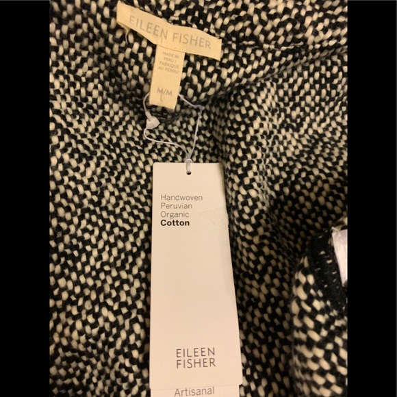 NWT! Eileen Fischer Peruvian Belted Cardigan - Picture 4 of 4